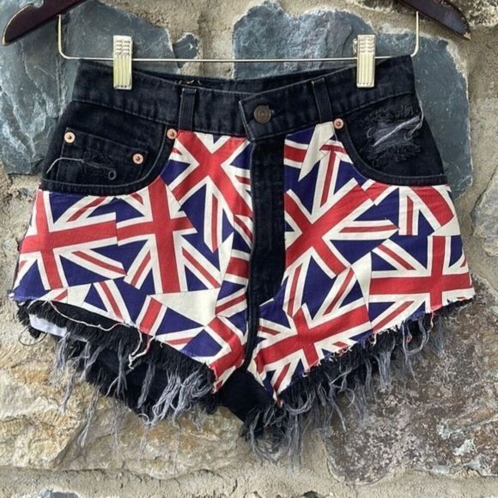 Levi's CUTOFF Shorts VINTAGE FLAG Inspired LIKE NEW
